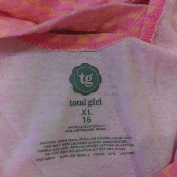 Neon Pink and Orange Tank Top - Picture 4 of 4